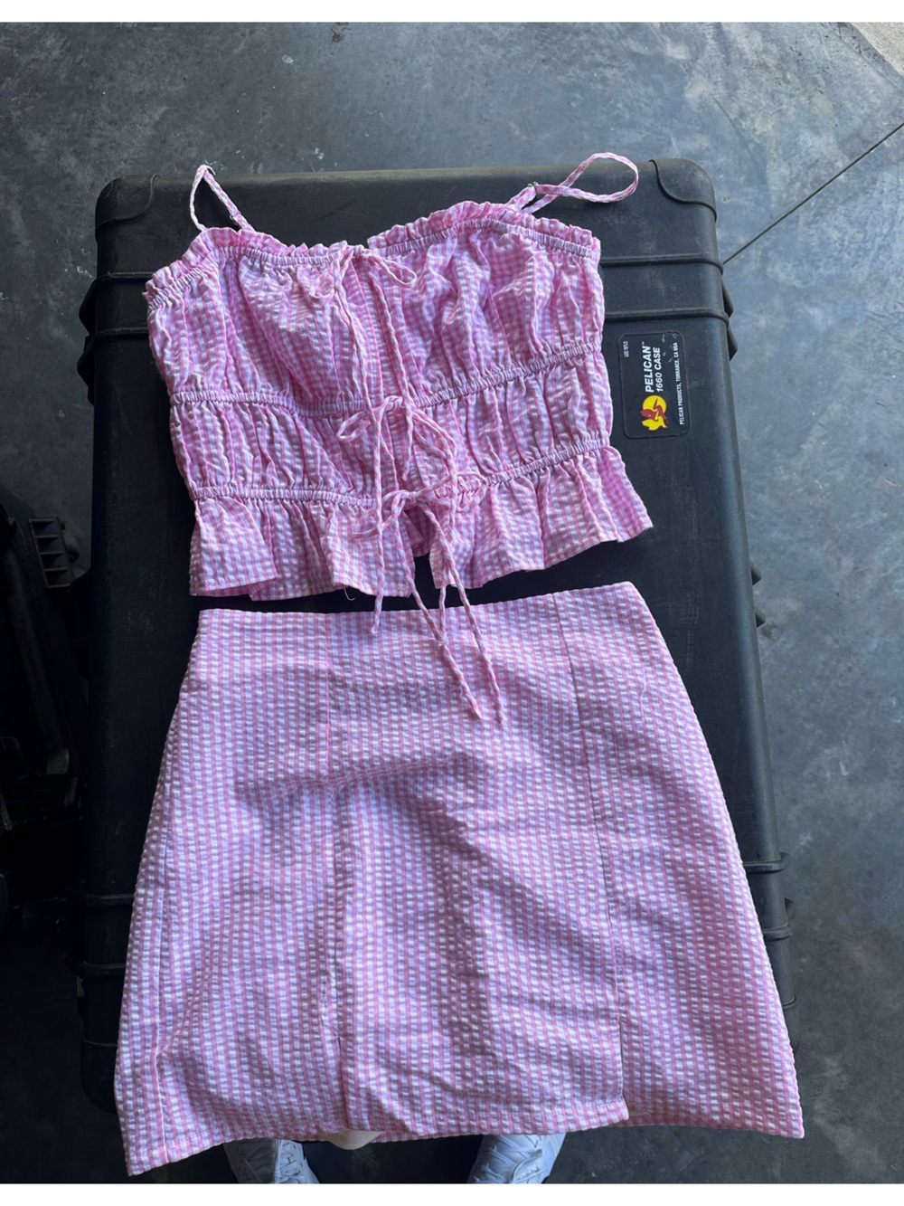 Never worn XS skirt set